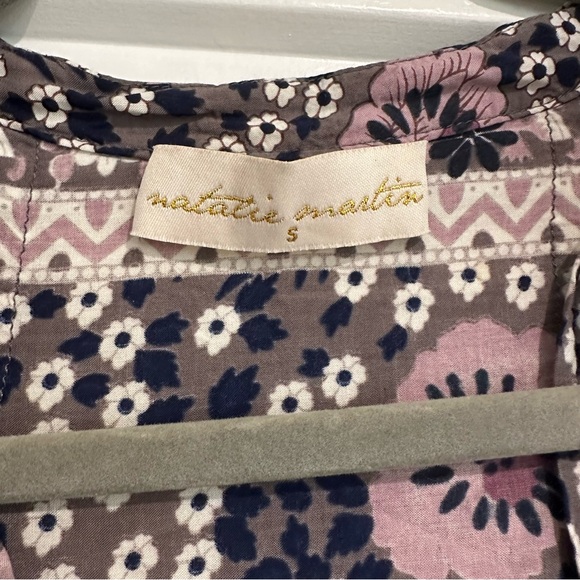 Natalie Martin Lizzy top size small vintage flowers - Picture 2 of 3